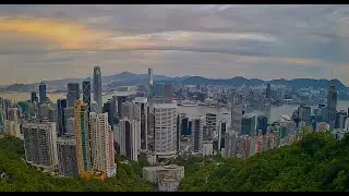 Hong Kong's ONLY 24/7 LIVE camera from The Peak with Relaxing Smooth Jazz Coffee Shop Music