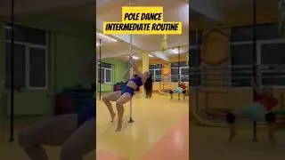 pole dance Intermediate routine #pole #poledance #polesport #poledanceschoolvarna 🎵 never enough