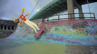 Shredding a halfpipe with HDzero tiny whoop