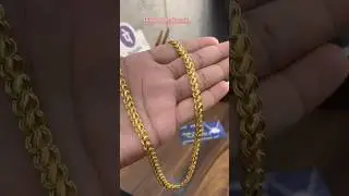 New latest design Lotus chain (🥰) 18k 750 hallmark 10gm #youtubeshort#trending #chain