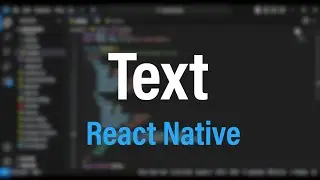 Text component | React Native Basics