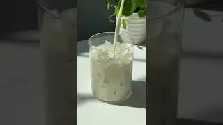 Salted Caramel Tahini Iced Latte tiktok cafehailee
