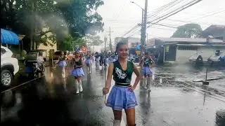 A Rainy Marching Band Parade in Cavite City Philippines