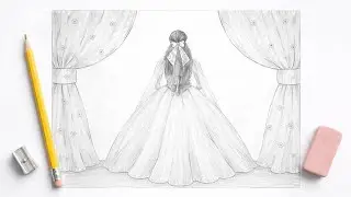 Easy Pencil Sketch Drawing | Step by Step Art Tutorial | hand drawing 