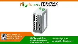 PHOENIX CONTACT - BỘ CHUYỂN ĐỔI MẠNG 16 CỔNG - FL SWITCH SFN 16TX - 2891933  - TIENHUNGTECH