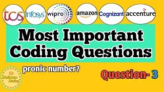Important Coding Questions-3 |Software Brains |Java Programming |TCS |Wipro|Amazon|Infosys|Cognizent