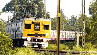 Huge carve🔥|| UP - DOWN Curvey Train Action || patrolling special || Eastern Railway