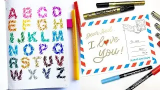 Oddly Satisfying Art Design Video Compilation | Most Satisfying Lettering and Calligraphy #38