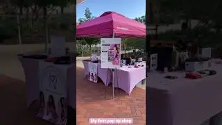 My first pop up shop💕 #popupshop #ceo #downtowndallas #entrepreneur #womanboss