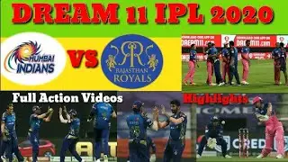 Match Highlights || RR VS MI || ACTION VIDEOS || MATCH SCORECARD ||