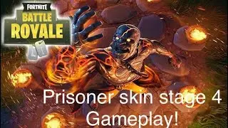 Fortnite Prisoner Skin Stage 4 Gameplay!