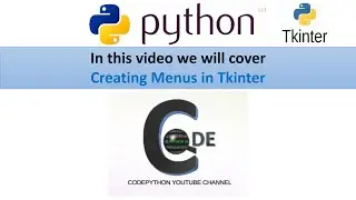 Creating Menus in Tkinter