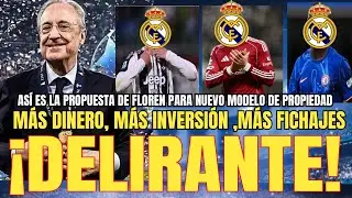 🚨EXCITING | This is Florentino Perez's proposal for Real Madrid's new ownership model.
