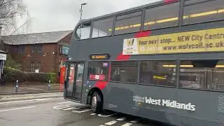 National Express West Midlands Enviro 400 4991 Bus Route 74 Great Bridge 