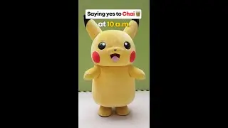 Chai time all day long! #Pokemon #Pikachu
