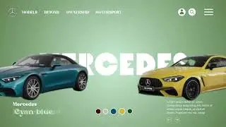 Luxury Mercedes Launch Motion Graphics | High-End Automotive Design in Canva