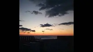 Tramonto a Trieste timelapse vista porto di Trieste