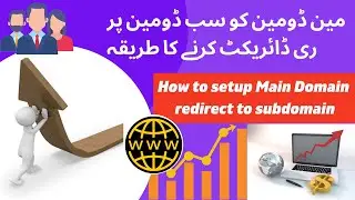 How to setup domain 301 Redirect to Subdomain | Main domain forwarding to another url