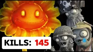 Fire Flower is Not Fair - 145 Kill Game (PVZ GW2)