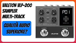 RECENSIONE (2026) : VALETON VLP-200 Sampler Multi-Track. DETTAGLI