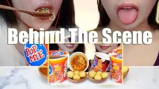 BEHIND THE SCENE - BLOOPERS SHEFEBULOUSCIOUS  ASMR POP MIE PEDES DOWER + PEDES GLEDEK | SHE & FEB