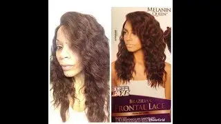 Mane Concept 13&times;4 Frontal Lace Ripple Wave | Deep Chocolate