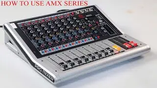How you can use AMX series audio mixer like a Pro