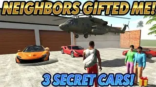 Army Helicopter vs 3 Secret Gift Cars in Indian Bike Driving 3D (New Update) #indianbikedriving3d 