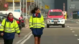 Belgium hunts down suspect in airport attack