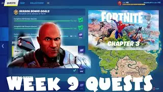 (Chapter 3) ALL Week 9 Challenges Guide - Fortnite Season 1 (Unlocking The Foundation)