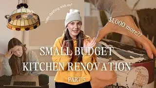 BUDGET KITCHEN RENOVATION: Thrifting, Problem Solving + Purchasing!! (Part 5) | Anastasia Creative