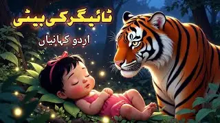 Tiger Ki Beti | ٹائیگر کی بیٹی | Urdu Stories | Hindi Kahaniyan ✨🐯