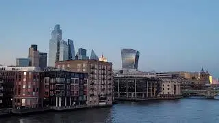 Beautiful view in London #Thames #London #UK #river #sunset 