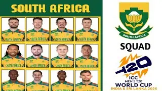 South africa full squad | t20 world cup 2026 | sa player list | t20 world cup | cric varse |