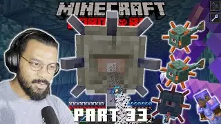 IAmMan Vs Elder Guardians, Kita Raid Ocean Monument | Minecraft Malaysia (1.17) | Hardcore | Part 33