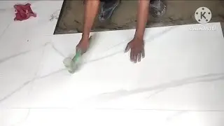 A Single Floor Tile Setting || How its a single tile installation? See & Learn 