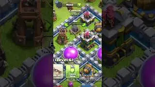 level 1 to max cannon with next level animation in cash of clan. #short # viral #max #viralshorts