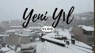 Kışın Karlı Bir Yeni Yıl Günü / Elmalı Kurabiye, Mağaza gezisi #winter #winteratmosphere