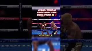 Micah was stunned and knocked down&mdash;Casimero showed no mercy. 😱🥊#boxing #casimero #boxingmatch #boxer