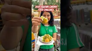 200₹ Rajouri Garden Main Market Food Challenge 😍😍 #shorts #shortsfeed #food