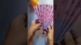 DIY Handfan #easy #papercraft #paperfan #visiri #shorts #maamadura Annakodi #Art