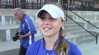 Ania Zabost of Louisville Girls Tennis CIF Southern Section Singles Champion