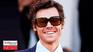 Harry Styles Jokingly Addresses Chris Pine Spit-Gate Incident at Venice | THR News