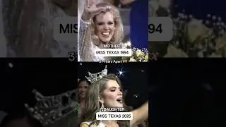 Miss Texas 2025 following in the footsteps of her mom, Arian orlando Miss Texas 1994 #shorts #usa