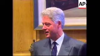 IRELAND: DUBLIN: US PRESIDENT CLINTON VISIT