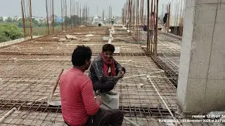 Roof Slab Concrete work | Slab pouring Trick | RMC Se slab casting work 👍