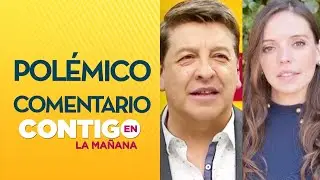 Julio César Rodríguez recordó a Camila Flores su pasado político - Contigo En La Mañana