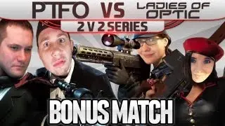 #TeamPTFO vs #OpTicLadies - BO2 BONUS MATCH (PTFOGaming 2v2 Challenge)