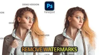 Удаление водяных знаков в Photoshop: полный урок | Farazpsd |