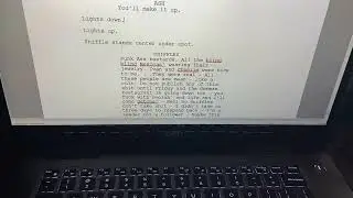 Writing my play, &ldquo;UHM!&rdquo; [scene] Selfish Punks of Chic Fil A